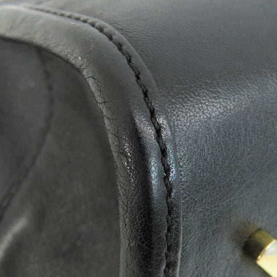 LOEWE Handbag Calfskin black Amazona 2WAY