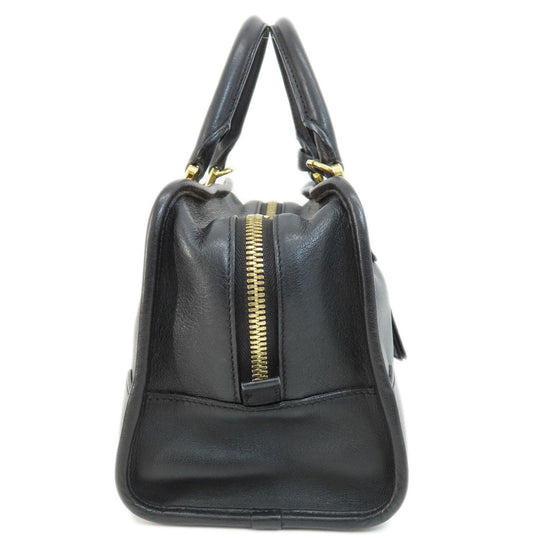 LOEWE Handbag Calfskin black Amazona 2WAY