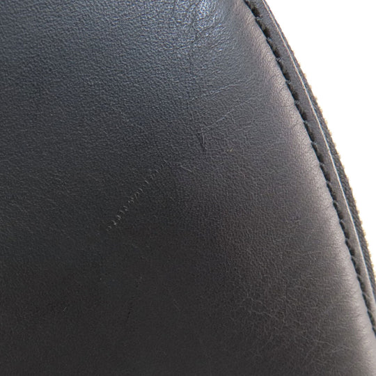 BURBERRY Handbag leather black logo