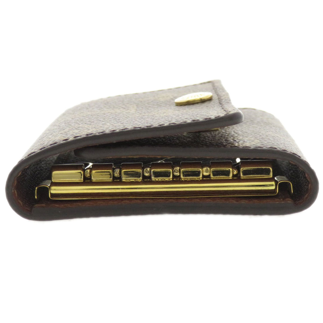 LOUIS VUITTON Key case Key holder  M62630 Monogram canvas Brown Multicles6 Monogram Women Used Authentic
