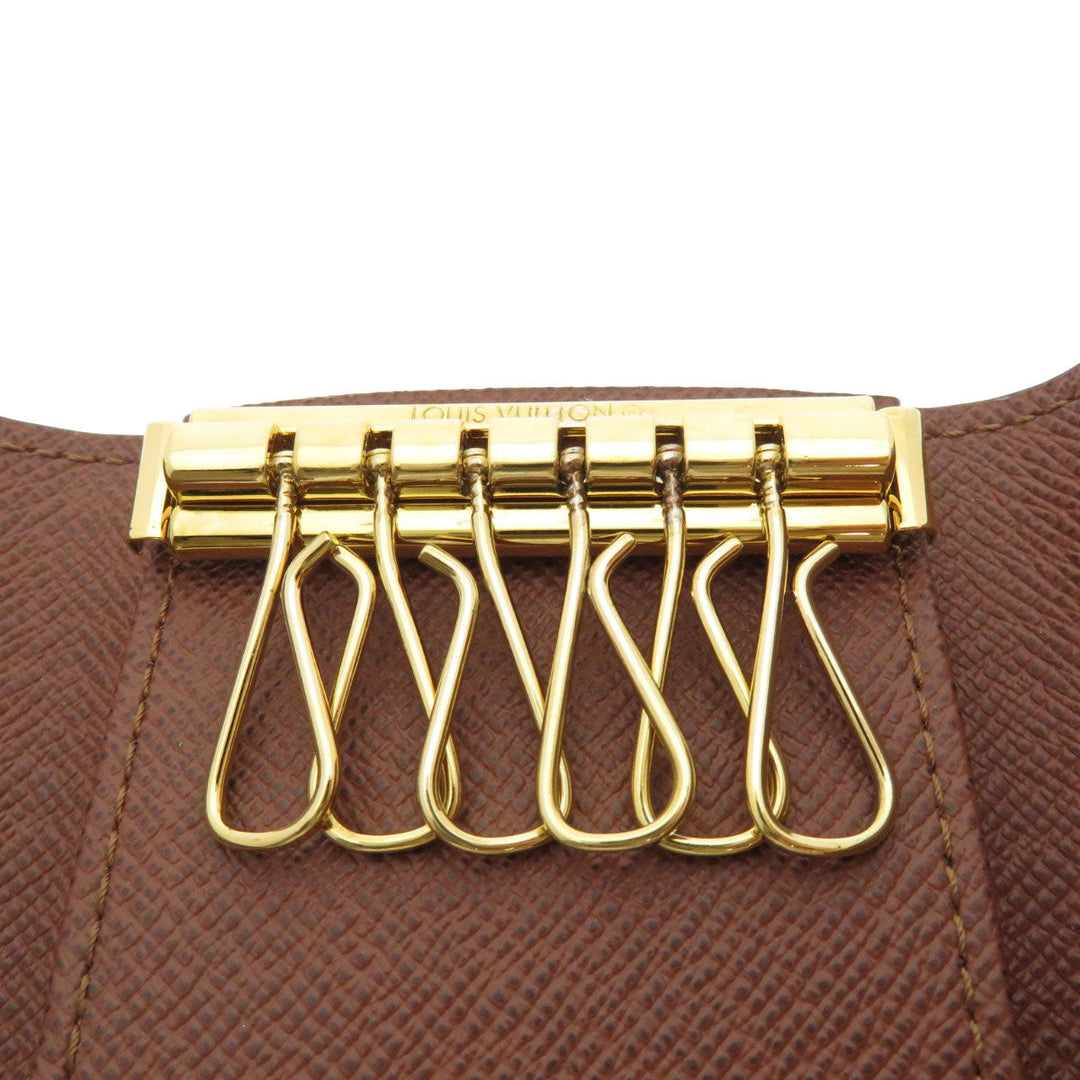 LOUIS VUITTON Key case Key holder  M62630 Monogram canvas Brown Multicles6 Monogram Women Used Authentic