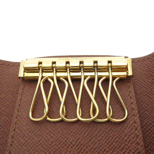 LOUIS VUITTON Key case Key holder  M62630 Monogram canvas Brown Multicles6 Monogram Women Used Authentic
