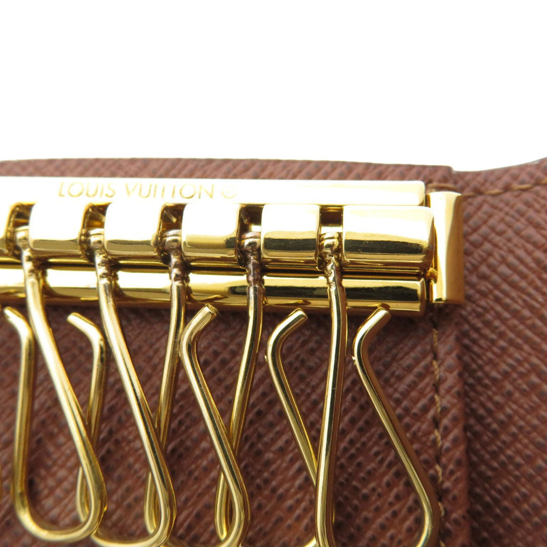 LOUIS VUITTON Key case Key holder  M62630 Monogram canvas Brown Multicles6 Monogram Women Used Authentic