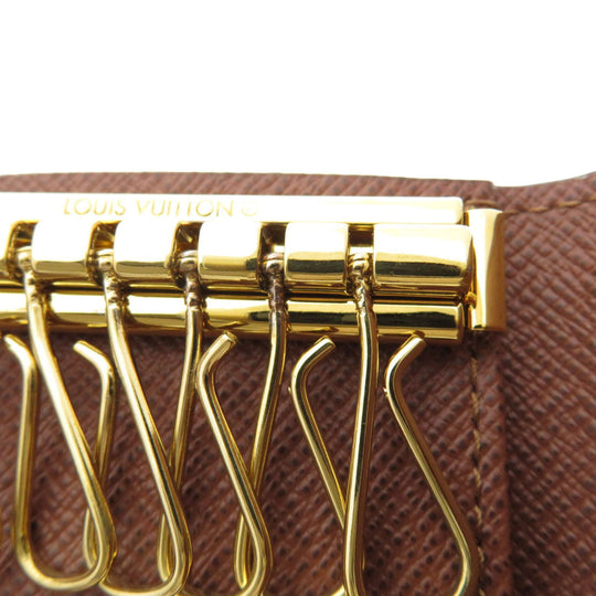 LOUIS VUITTON Key case Key holder  M62630 Monogram canvas Brown Multicles6 Monogram Women Used Authentic
