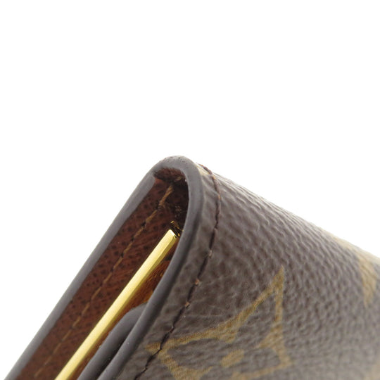 LOUIS VUITTON Key case Key holder  M62630 Monogram canvas Brown Multicles6 Monogram Women Used Authentic