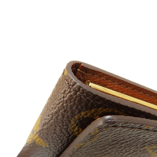 LOUIS VUITTON Key case Key holder  M62630 Monogram canvas Brown Multicles6 Monogram Women Used Authentic