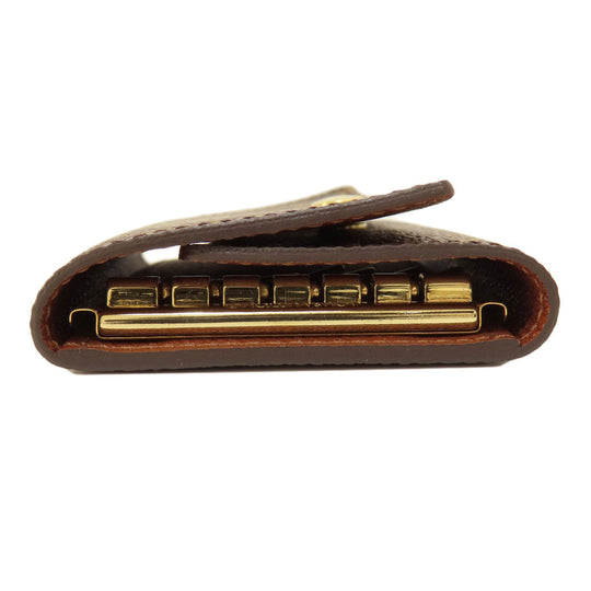 LOUIS VUITTON Key case Key holder  M62630 Monogram canvas Brown Multicles6 Monogram Women Used Authentic
