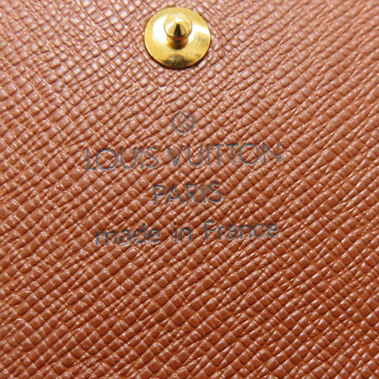 LOUIS VUITTON Key case Key holder  M62630 Monogram canvas Brown Multicles6 Monogram Women Used Authentic