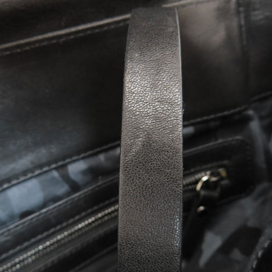 JIMMY CHOO Backpack leather black floyd star motif Women Used Authentic