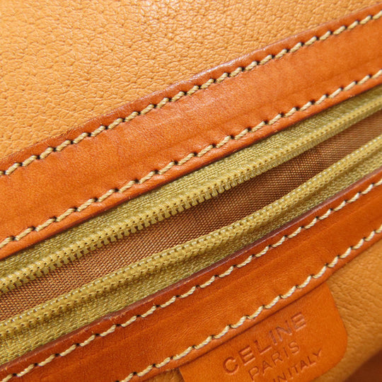 CELINE Handbag PVC Brown Macadam