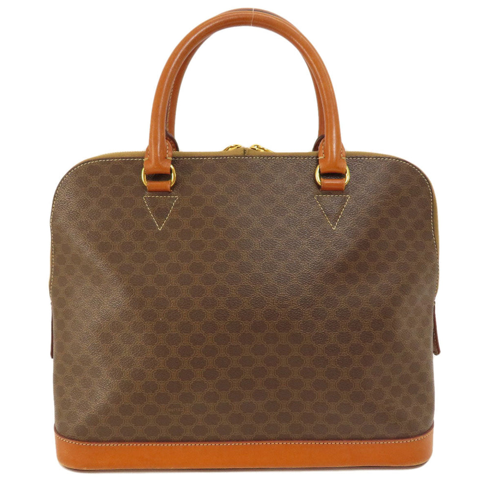 CELINE Handbag PVC Brown Macadam