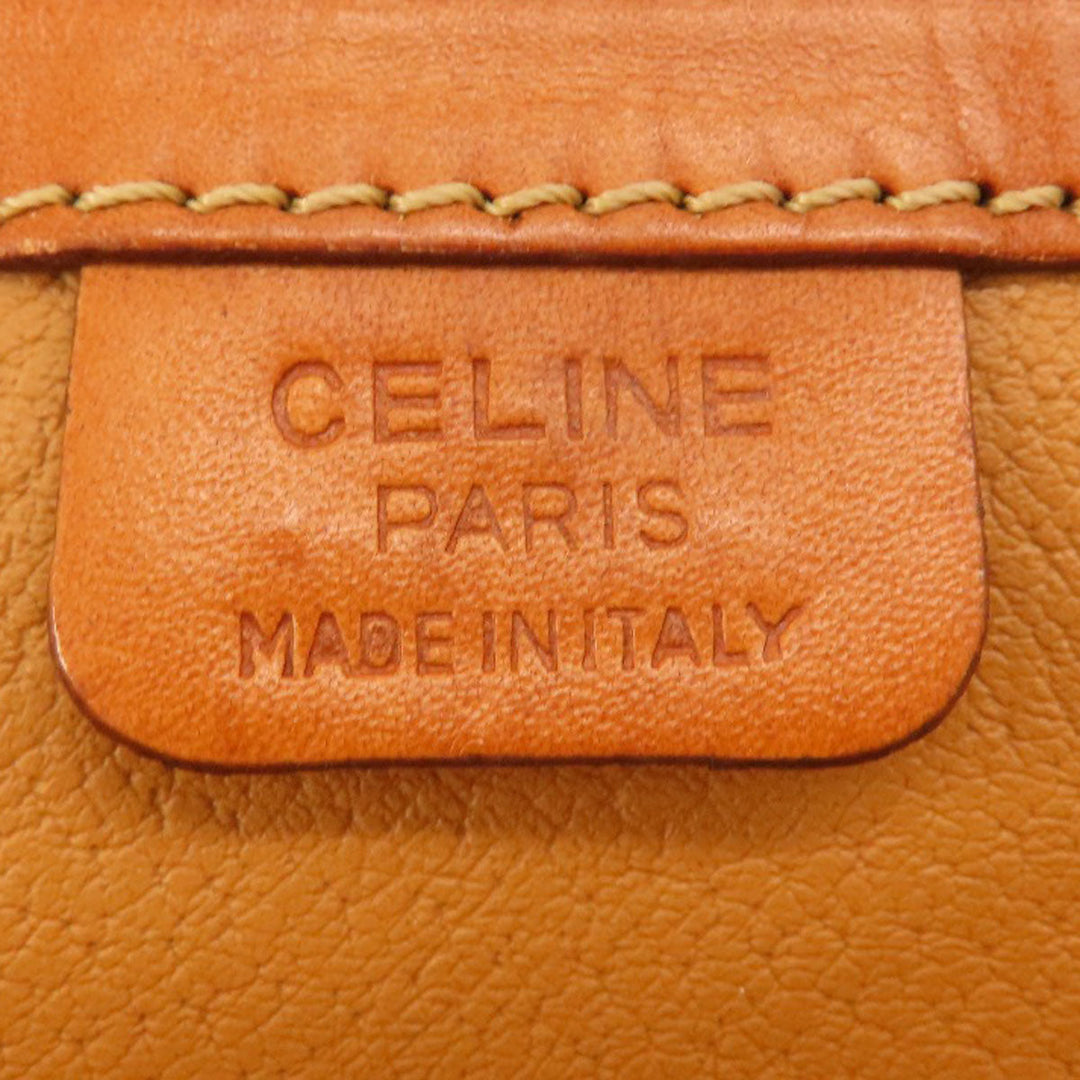 CELINE Handbag PVC Brown Macadam