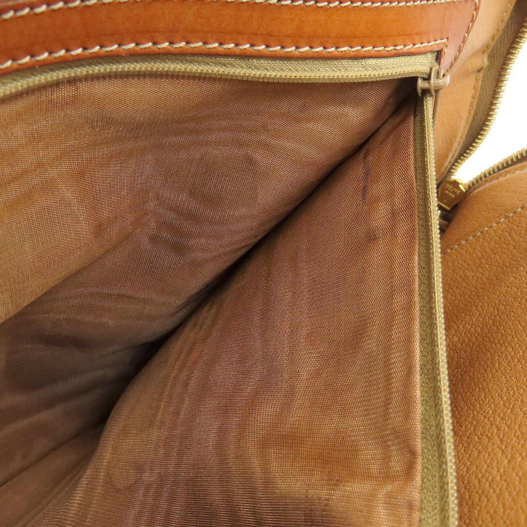 CELINE Handbag PVC Brown Macadam