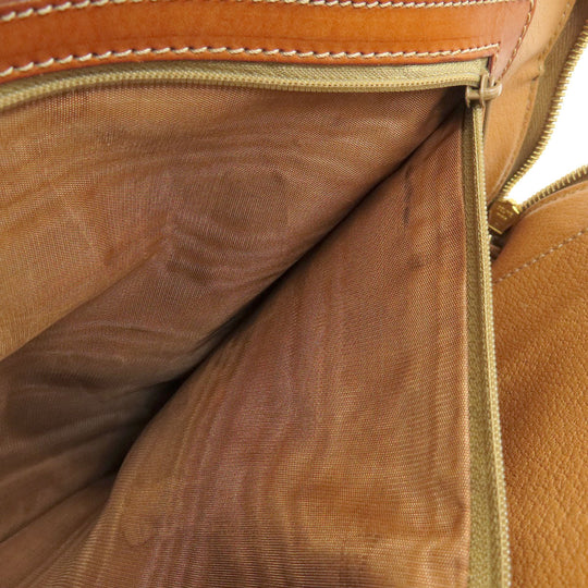 CELINE Handbag PVC Brown Macadam