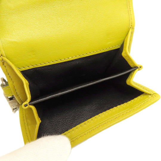 GUCCI Bifold Wallet 256442 leather black GG Shima Women(Unisex) Used Authentic