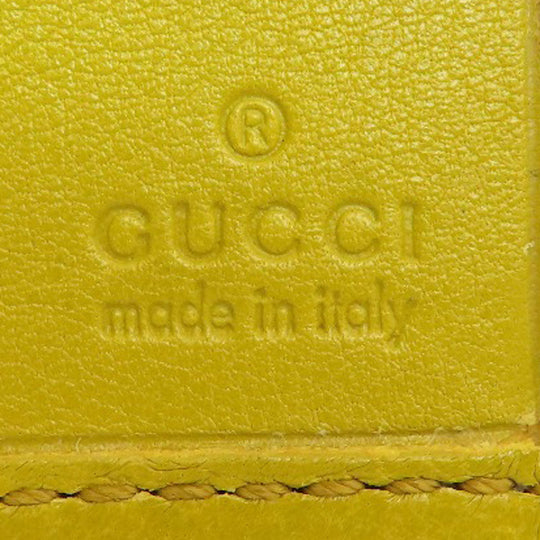 GUCCI Bifold Wallet 256442 leather black GG Shima Women(Unisex) Used Authentic