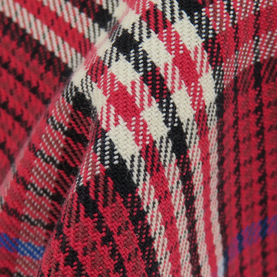 MULBERRY Tote Bag canvas multicolor Check Pattern Women Used Authentic