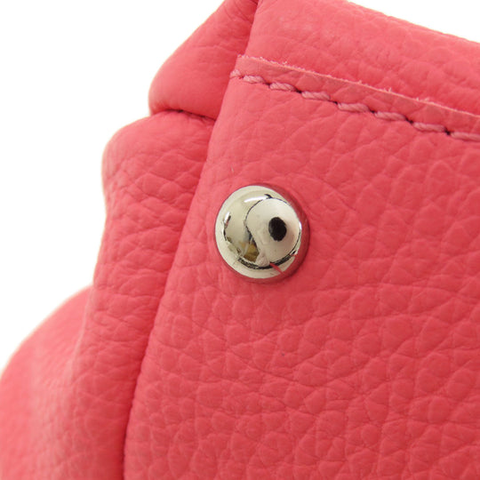 ZANELLATO Handbag leather Fluorescent pink 2WAY Women Used Authentic