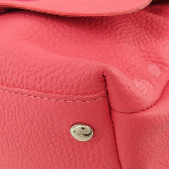 ZANELLATO Handbag leather Fluorescent pink 2WAY Women Used Authentic