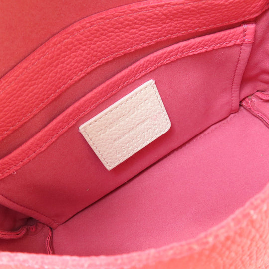 ZANELLATO Handbag leather Fluorescent pink 2WAY Women Used Authentic