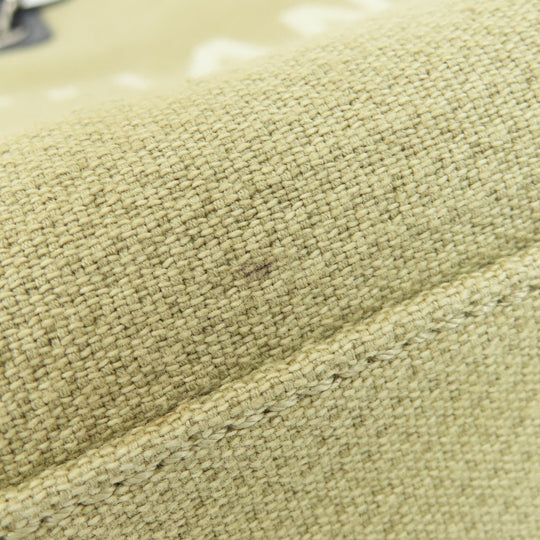 CHANEL Tote Bag canvas beige Deauville SilverMetal