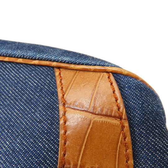 TOD’S Tote Bag leather Brown Embossing