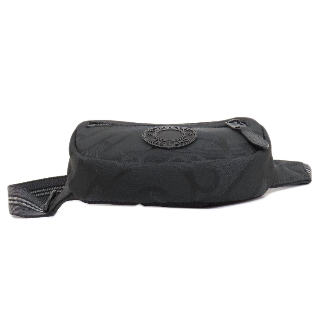 BURBERRY Sling bag 8032395 polyester black logo Women Used Authentic