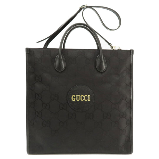 GUCCI Tote Bag 630355 canvas black Off the grid GG pattern