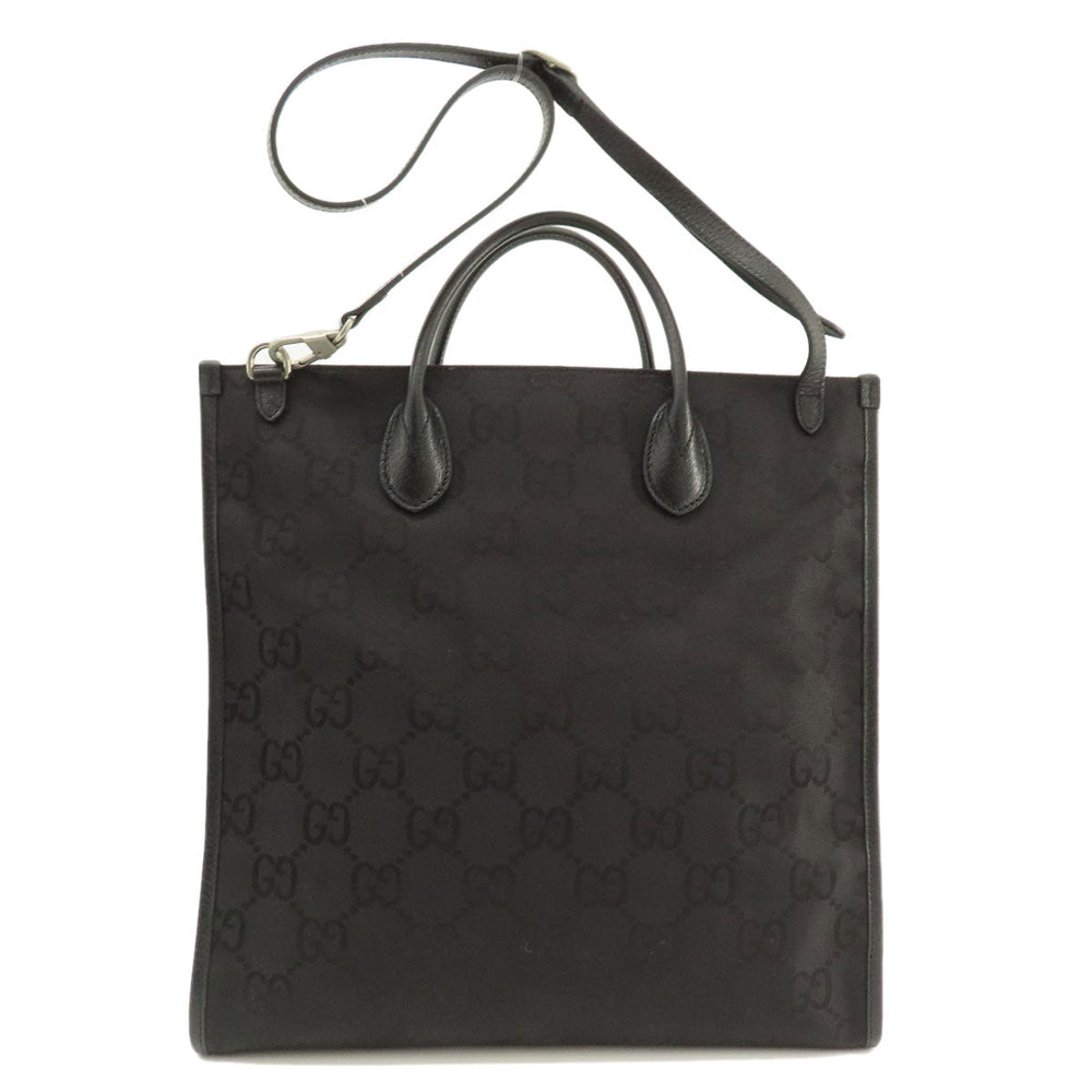 GUCCI Tote Bag 630355 canvas black Off the grid GG pattern