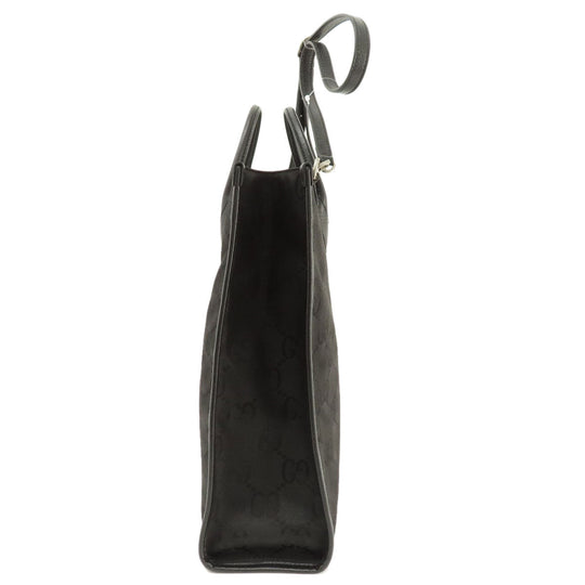 GUCCI Tote Bag 630355 canvas black Off the grid GG pattern