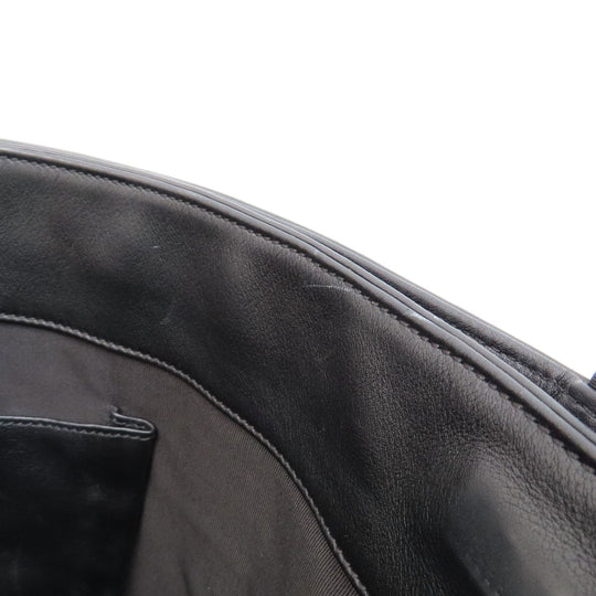 CHANEL Tote Bag lambskin black COCO Mark Women Used Authentic