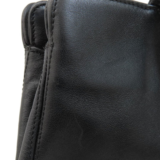 CHANEL Tote Bag lambskin black COCO Mark Women Used Authentic