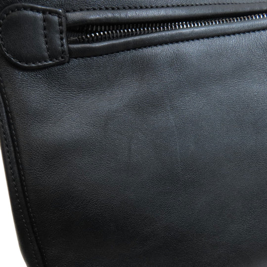 CHANEL Tote Bag lambskin black COCO Mark Women Used Authentic