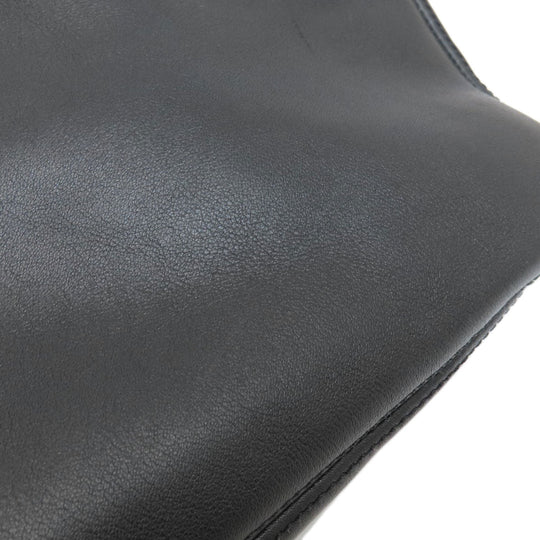 CHANEL Tote Bag lambskin black COCO Mark Women Used Authentic