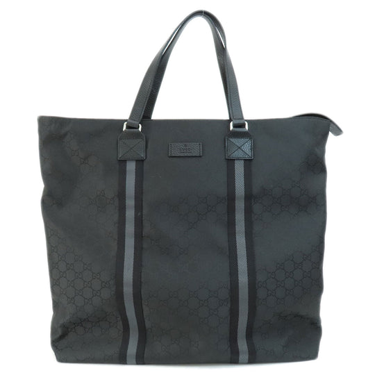GUCCI Tote Bag 449179 Nylon black GG