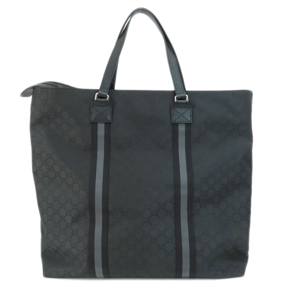 GUCCI Tote Bag 449179 Nylon black GG
