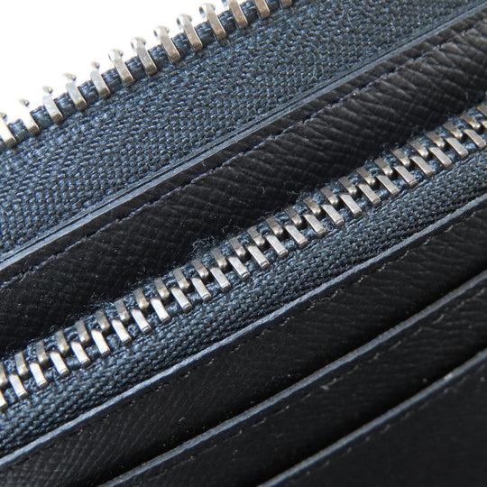 LOUIS VUITTON Long Wallet Purse M62295 Monogram Eclipse black Zippy wallet  Vertical mens Used Authentic