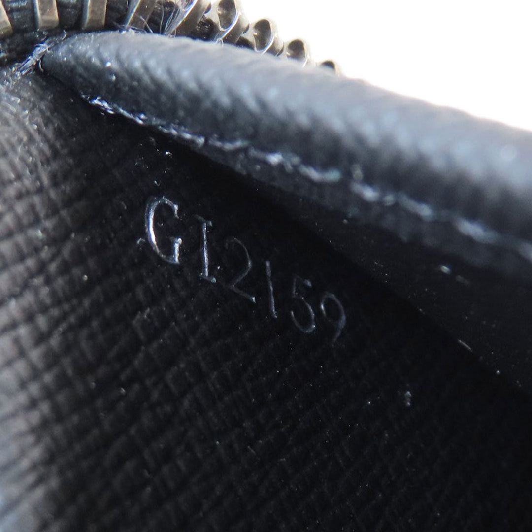 LOUIS VUITTON Long Wallet Purse M62295 Monogram Eclipse black Zippy wallet  Vertical mens Used Authentic