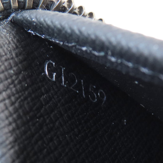 LOUIS VUITTON Long Wallet Purse M62295 Monogram Eclipse black Zippy wallet  Vertical mens Used Authentic