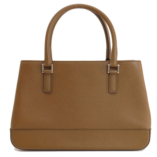 BURBERRY Handbag PVC Brown logo Women Used Authentic