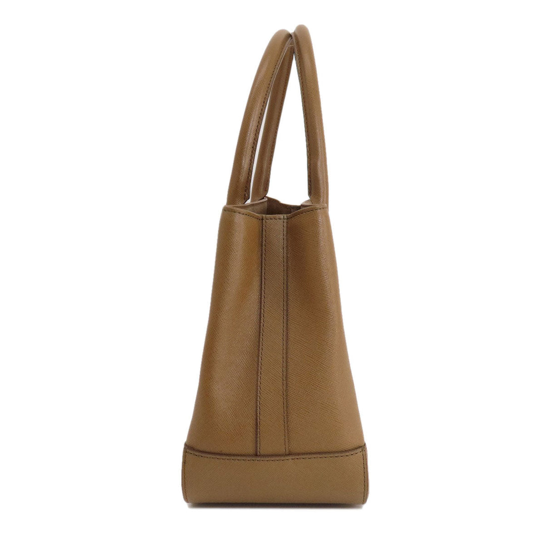 BURBERRY Handbag PVC Brown logo Women Used Authentic