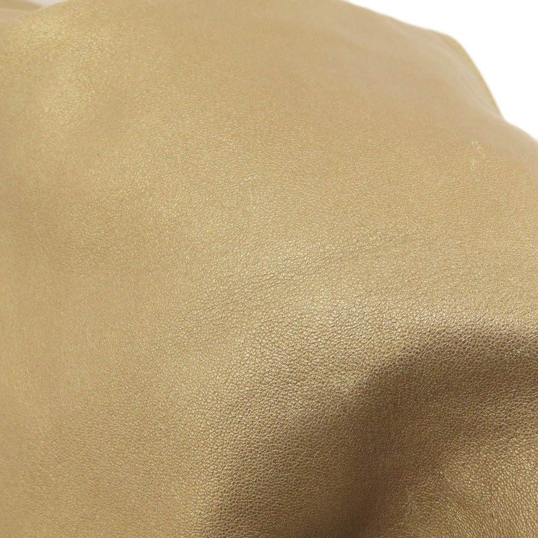LOEWE Handbag leather gold Nappa Aire Women Used Authentic