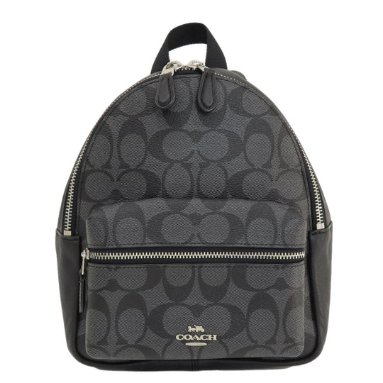 COACH Backpack F58315 PVC black Signature Women(Unisex) Used Authentic