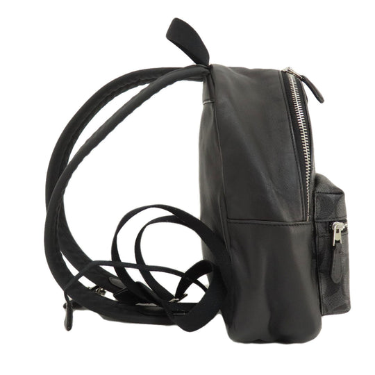 COACH Backpack F58315 PVC black Signature Women(Unisex) Used Authentic