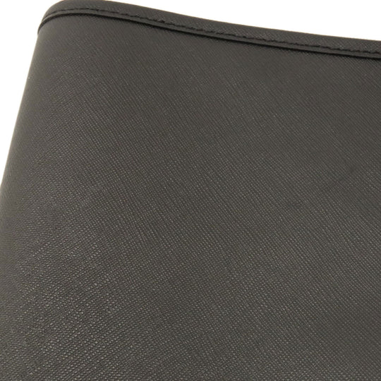 MICHAEL KORS Tote Bag leather black logo Women Used Authentic