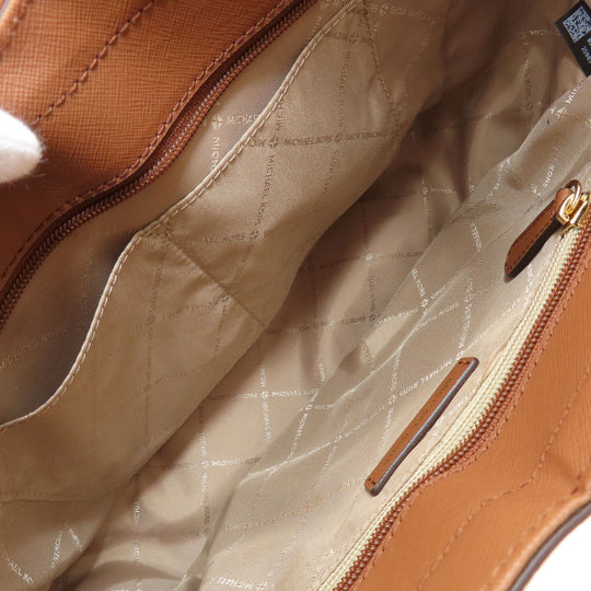 MICHAEL KORS Tote Bag Leather, Coated Canvas white MK signature Women Used Authentic