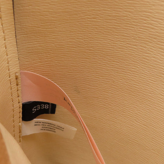 Kate Spade Tote Bag leather beige logo 2WAY Women Used Authentic