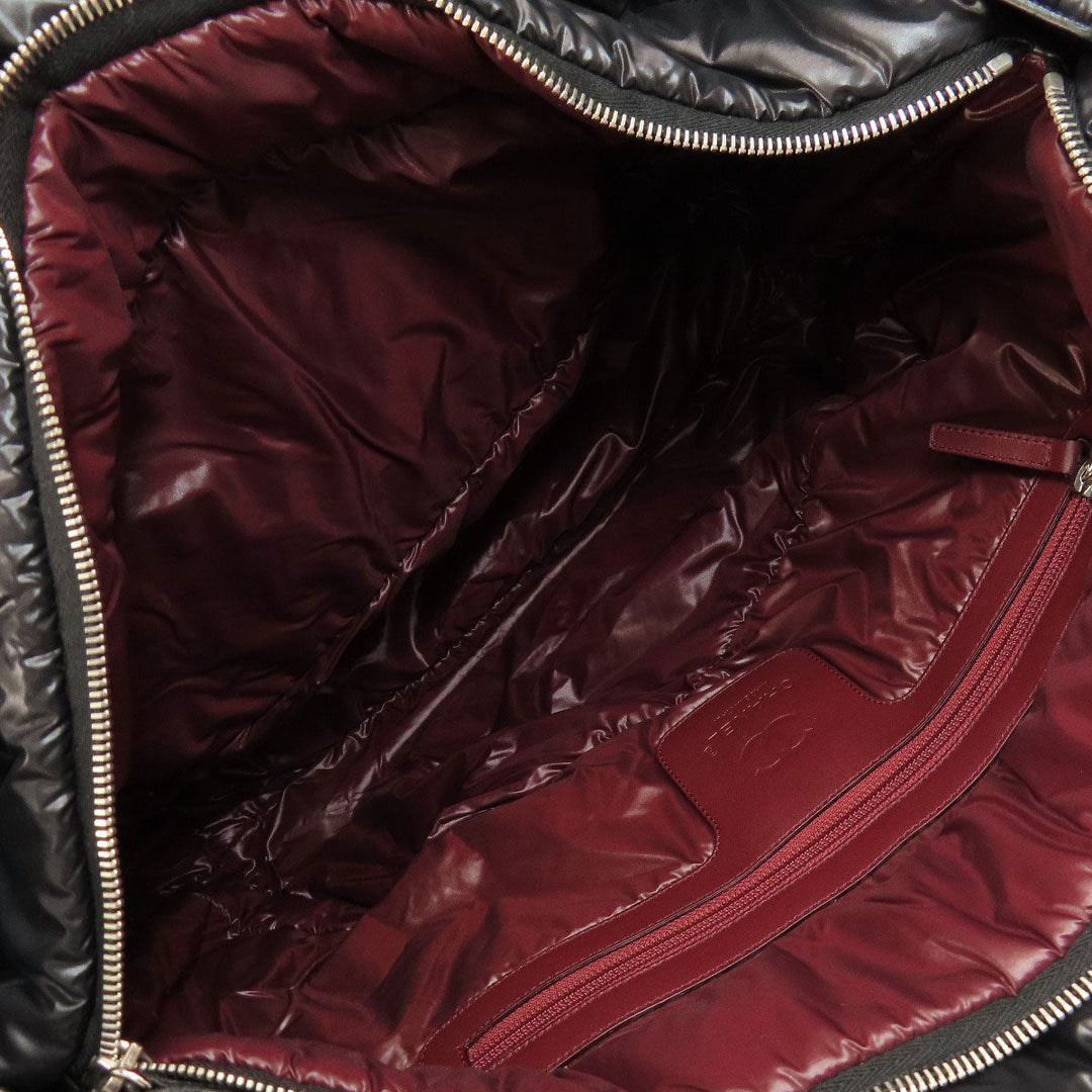 CHANEL Handbag Nylon black Cococoon SilverMetal