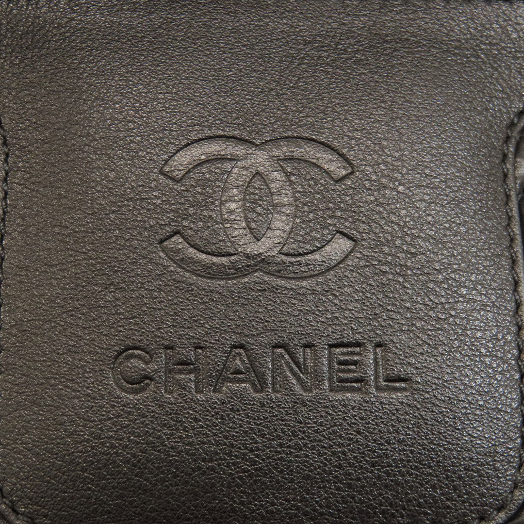 CHANEL Handbag Nylon black Cococoon SilverMetal