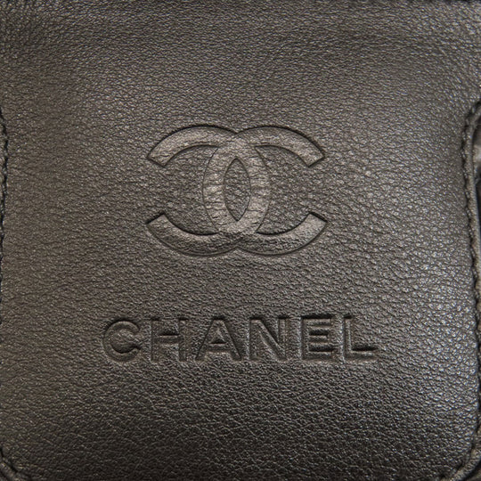CHANEL Handbag Nylon black Cococoon SilverMetal